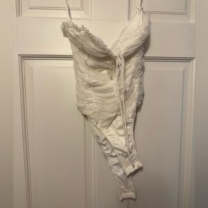 White princess Polly bodysuit